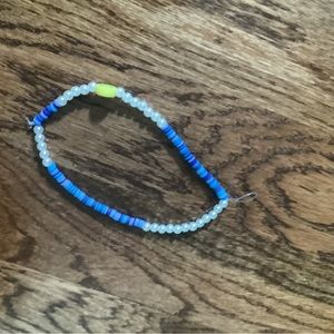 Blue and white pearl phone charm 💙🥶😨🦷🐓💀🐼